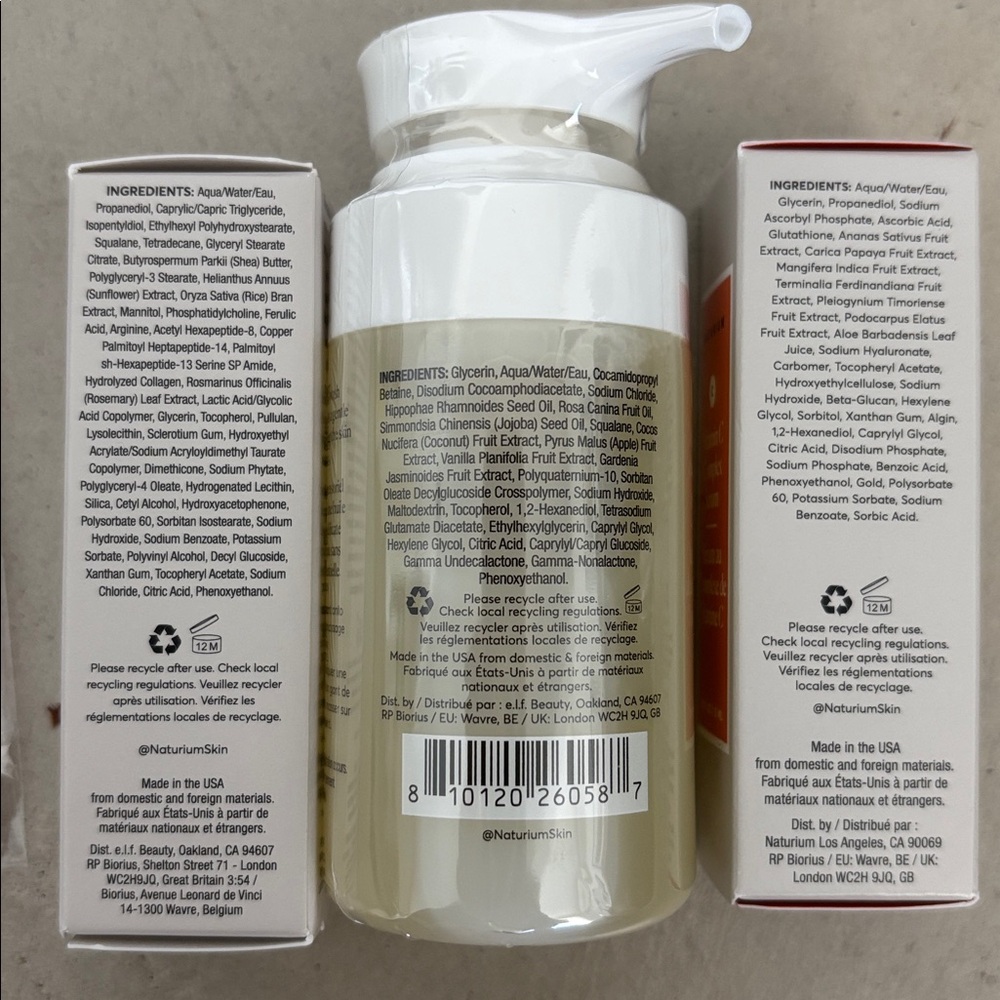 NWT NATURIUM Skincare Serum, Vit C, & Body Wash Set - Picture 5 of 10
